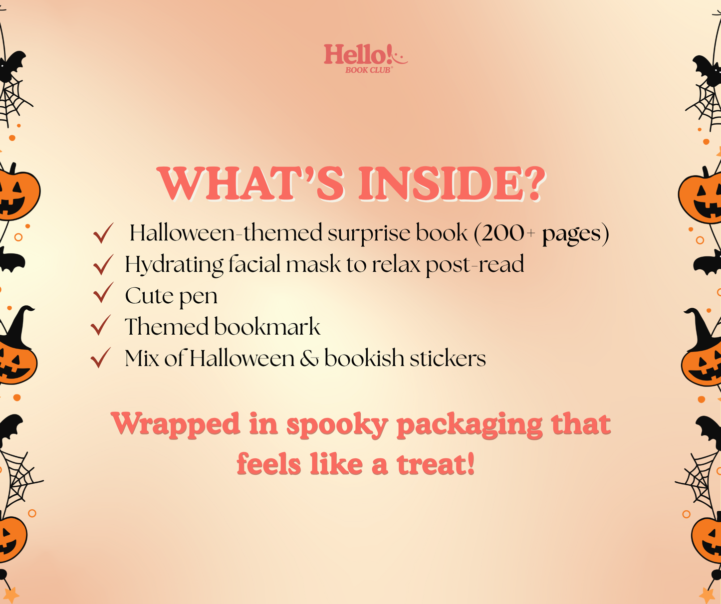 Halloween Blind Date with a Book, Spooky Packaging Gift