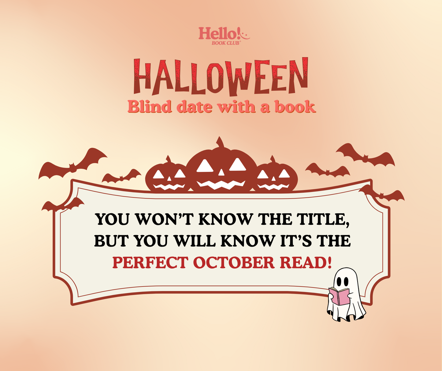 Halloween Blind Date with a Book, Spooky Packaging Gift