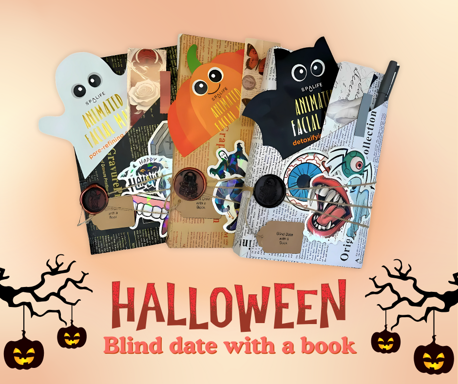 Halloween Blind Date with a Book, Spooky Packaging Gift