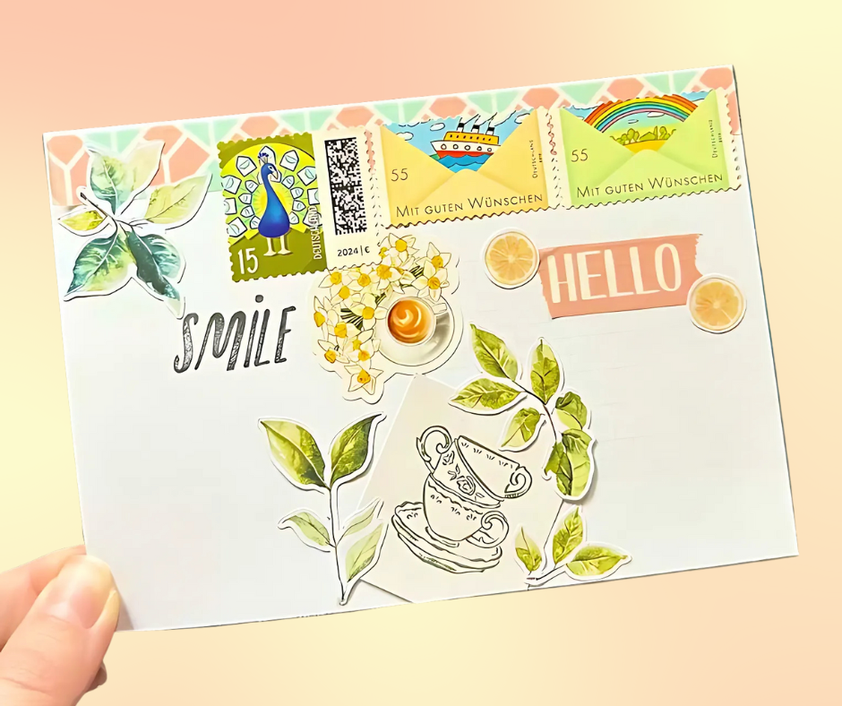 Snail Mail — Handwritten Bookish Postcard, penpal Letter