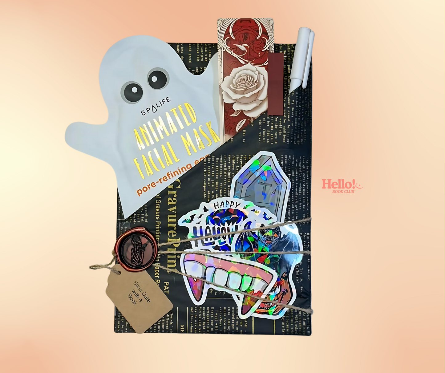 Halloween Blind Date with a Book, Spooky Packaging Gift