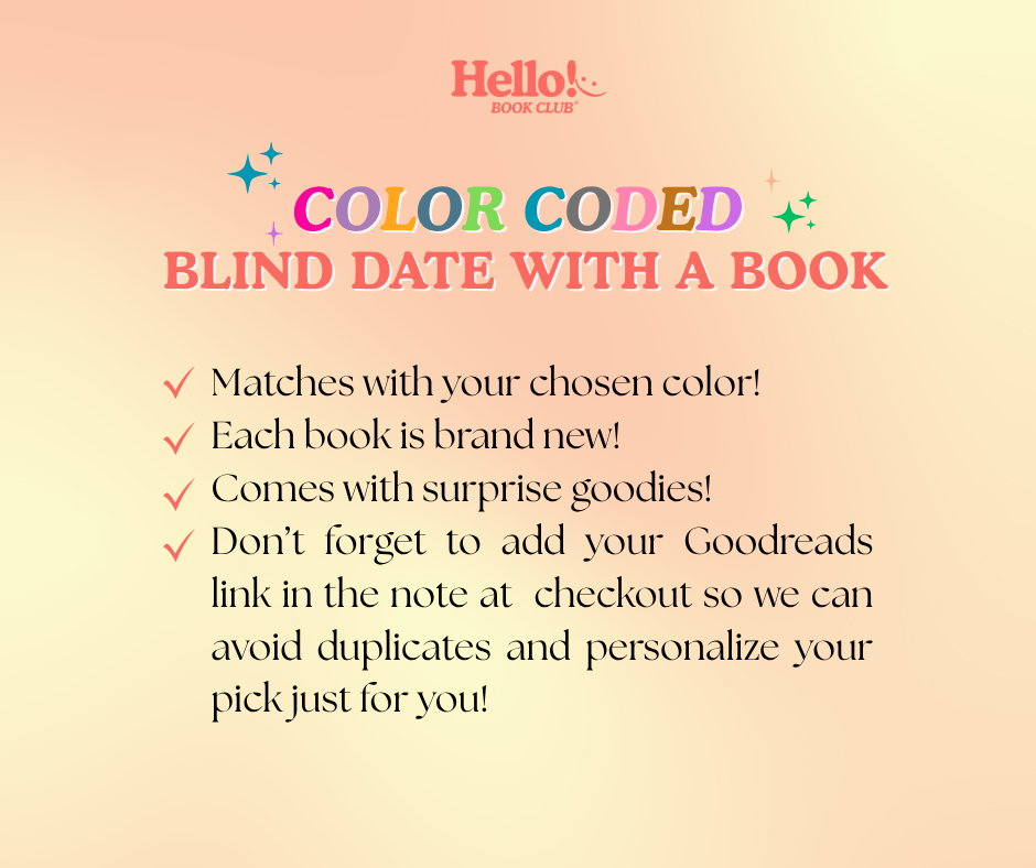 Color Coded Blind date with a New Book