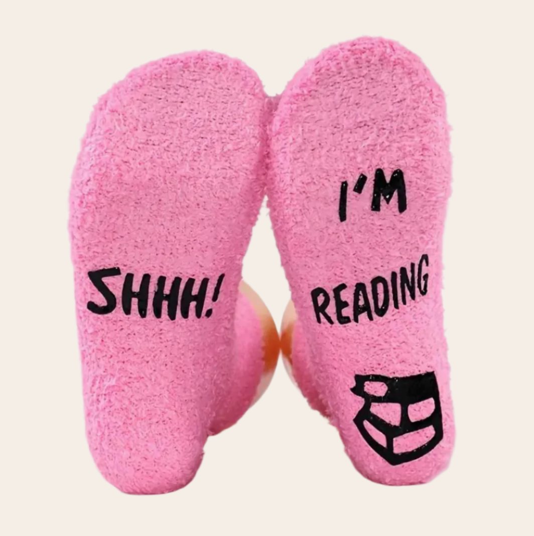 Shh! I'm Reading Socks