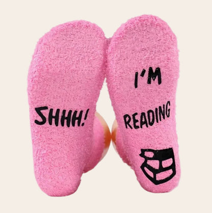 Shh! I'm Reading Socks