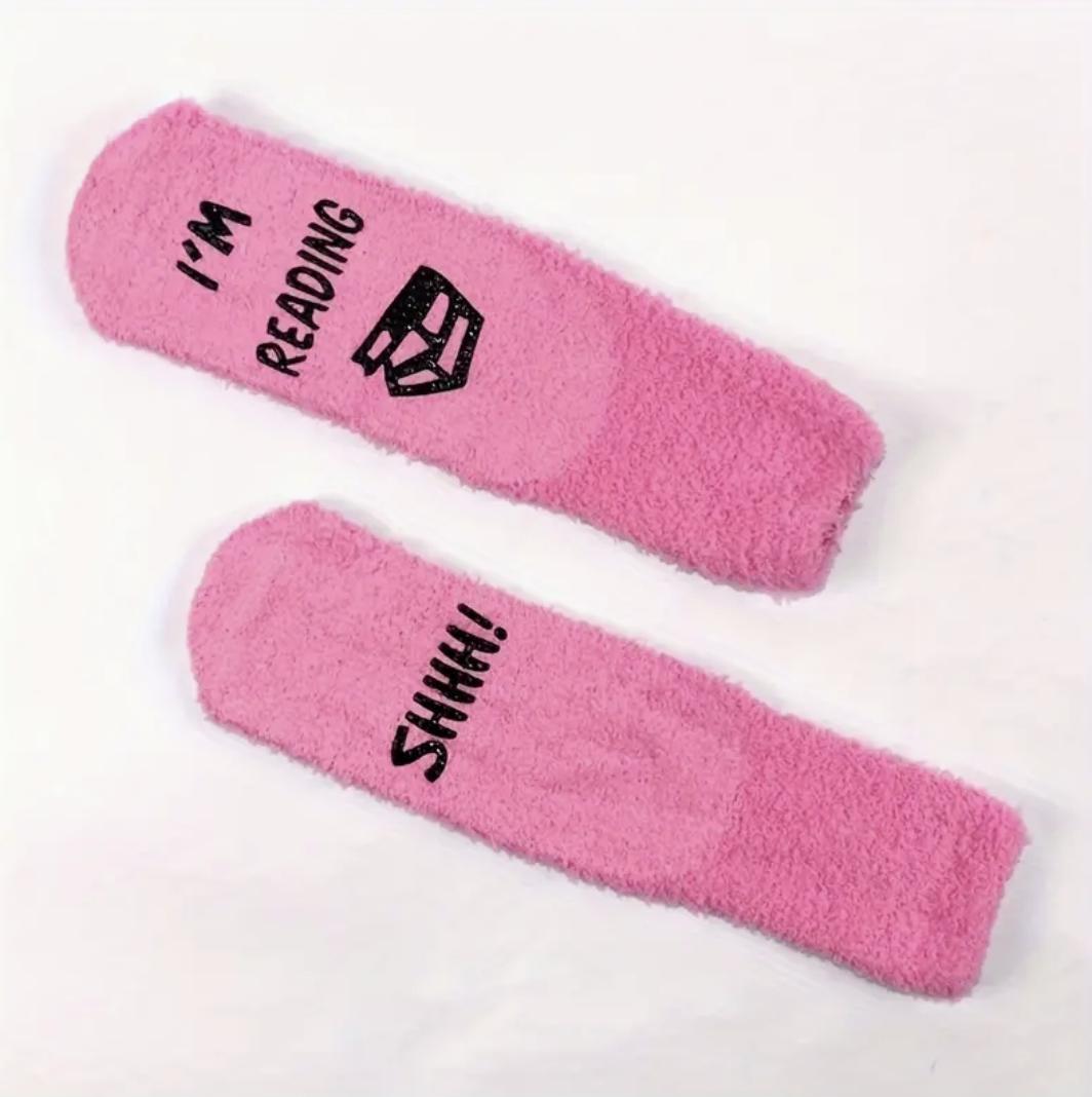 Shh! I'm Reading Socks