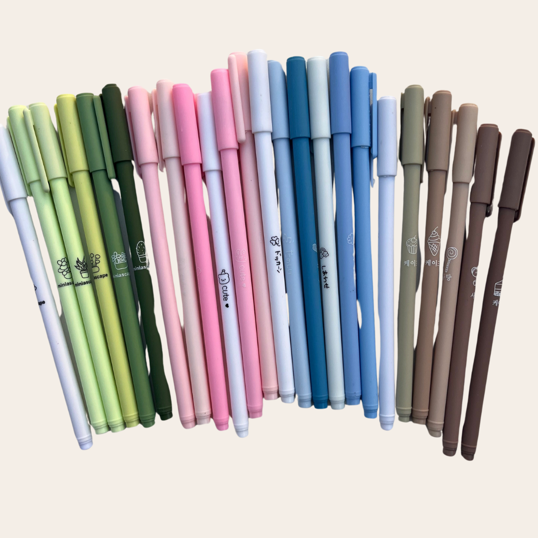 6pcs Set Pastel Colored Pens