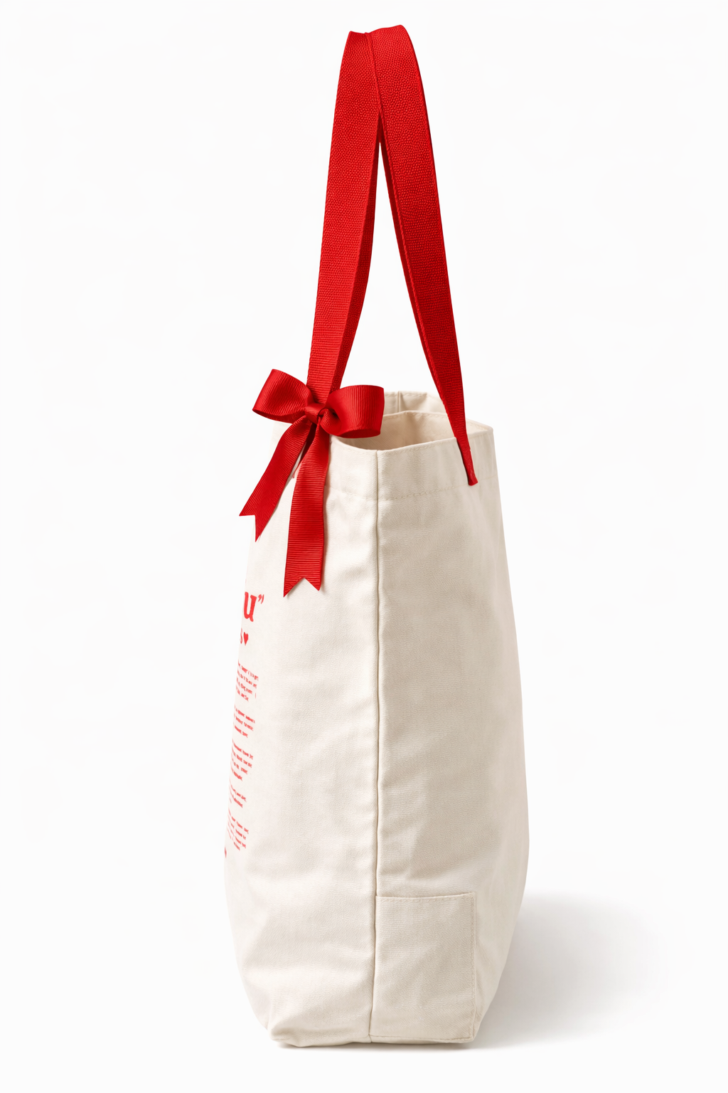 Valentine Tote bag - I love you in Book Quotes