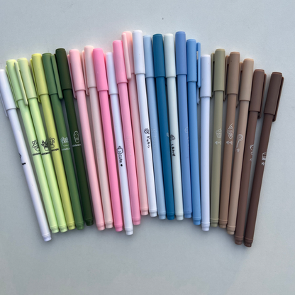 6pcs Set Pastel Colored Pens