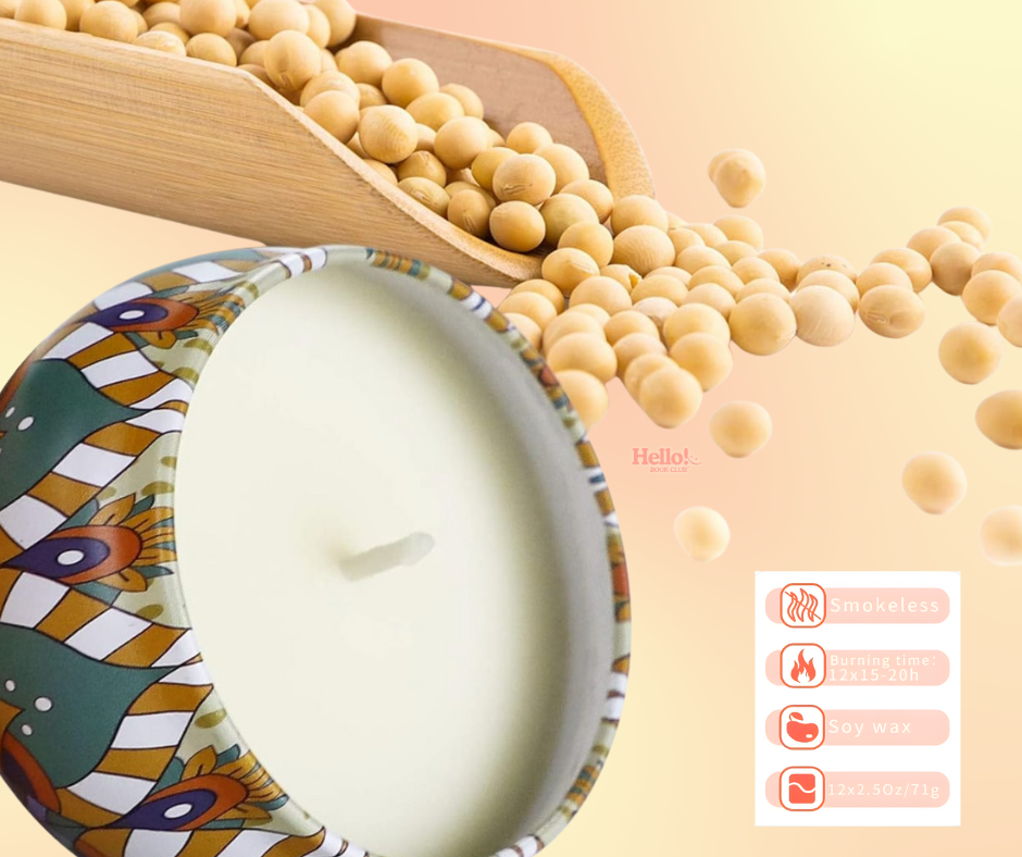 Soy Wax Candle – Smokeless & Long-Lasting