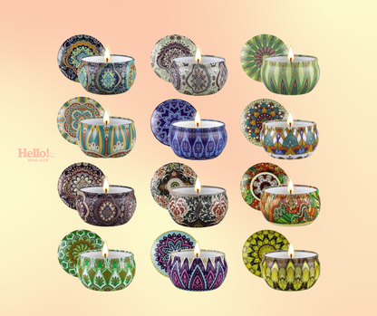 Soy Wax Candle – Smokeless & Long-Lasting