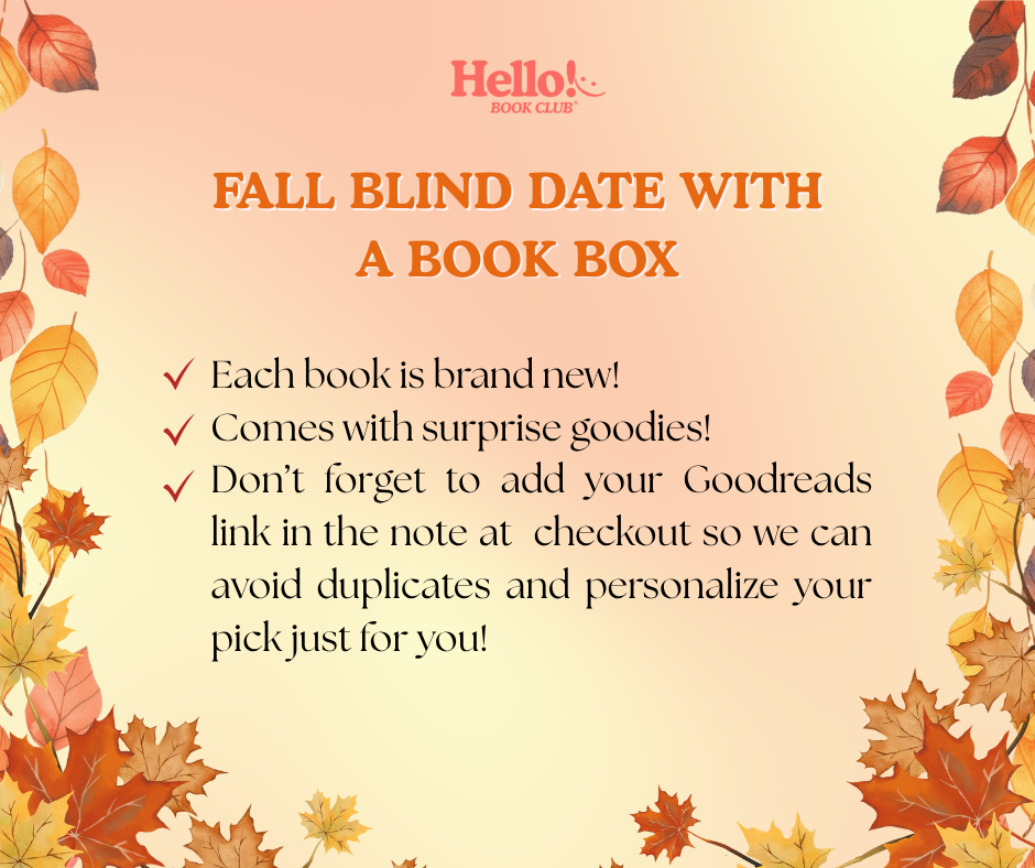 Fall Thanksgiving Blind date with a Book Box