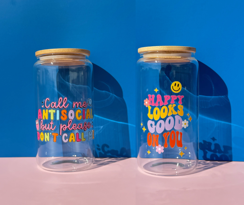 Cute Transparent Glass Cup