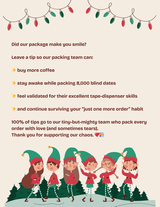 The Tip Jar — For Our Emotional Support Packing Team 💅📦